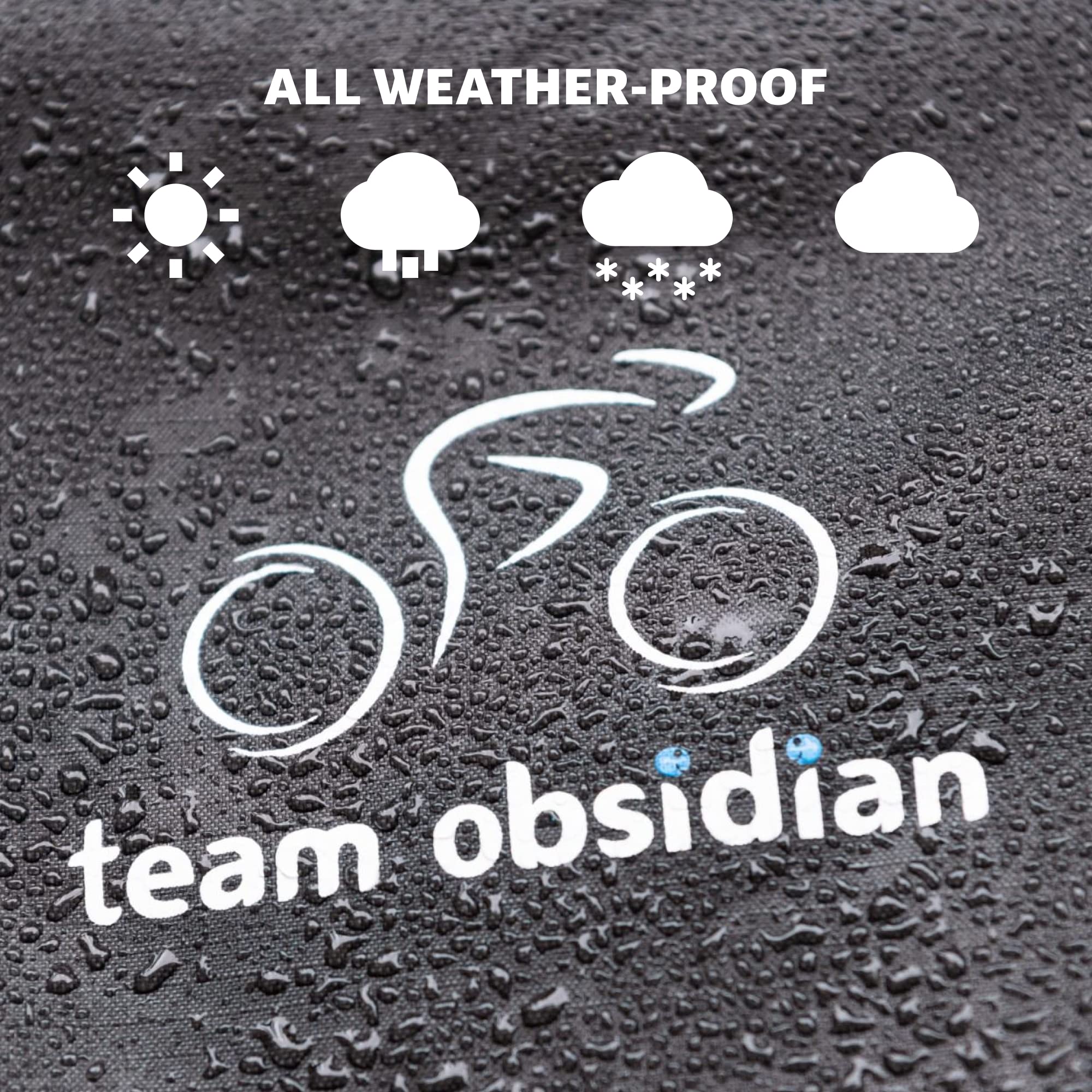 Team Obsidian: Bike Covers  Outdoor Storage Or Transportationtravel  Waterproof, Heavy Duty, 600D, 300D, Or 210D Oxford Ripstop