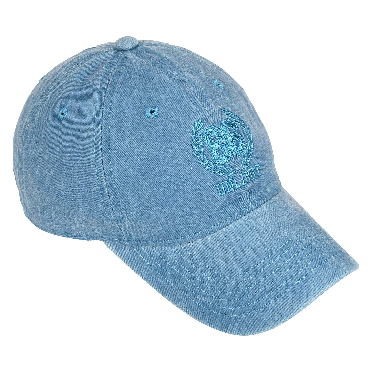 Ilu Cap For Men Women Topi Unisex Head Branded BoyS GirlS Caps Adjustable Strap Summer Sports Cricket Gym Dance Cotton Free Si