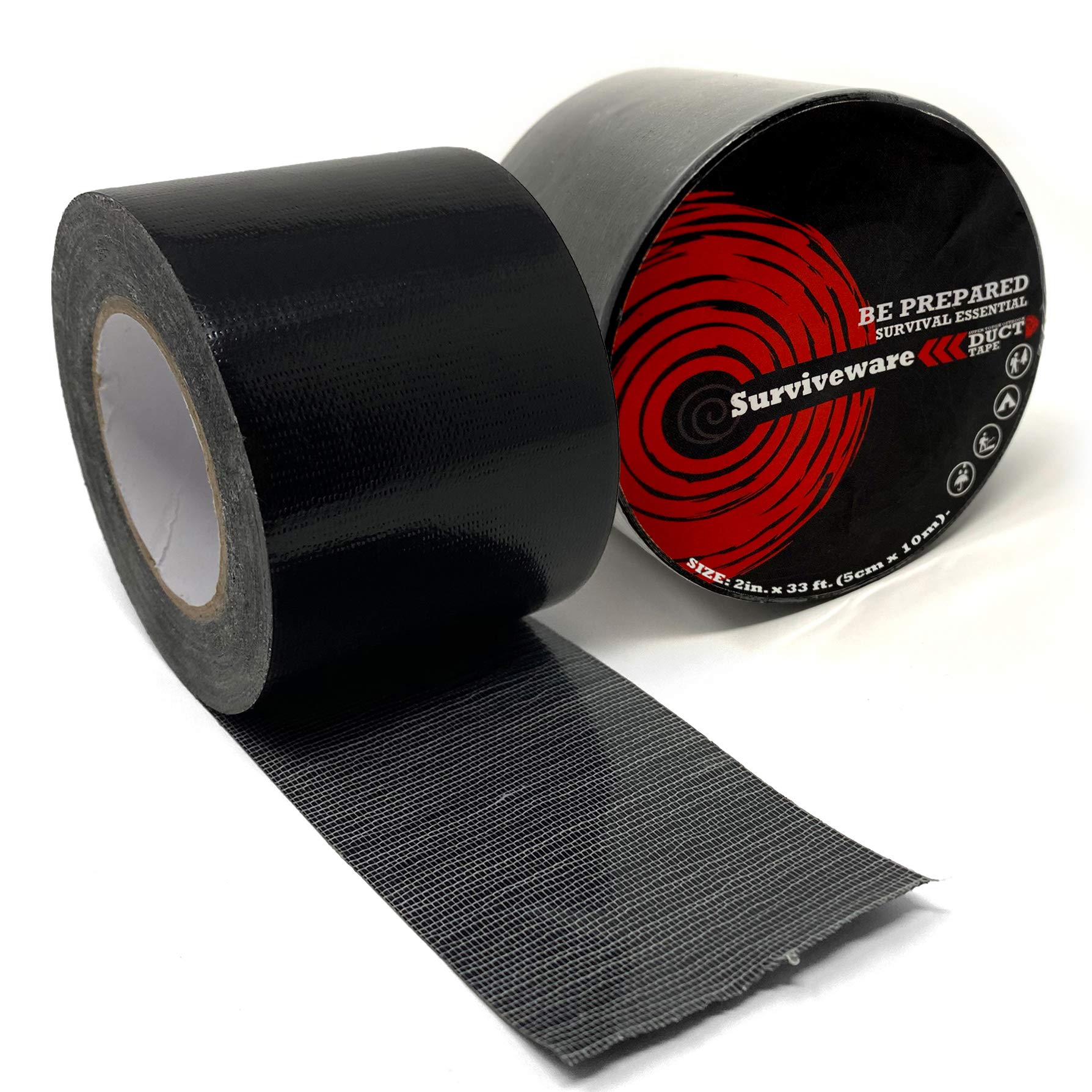 Surviveware Waterproof Duct Tape, Heavy Duty With Easy Tear Technology For Camping, Outdoors Adventures And Survival Kits
