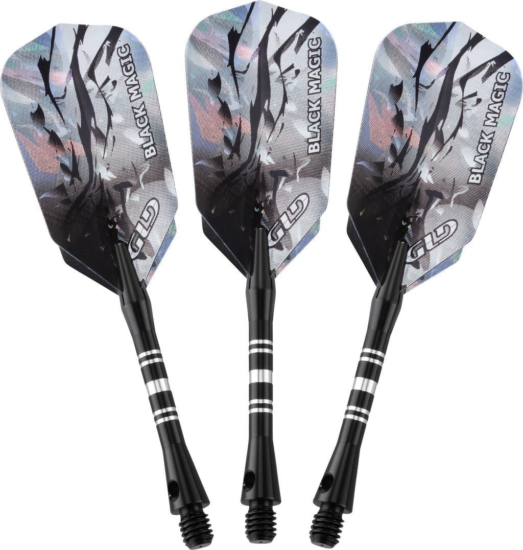 Viper Black Magic Soft Tip Darts, Medium Knurling, 18 Grams