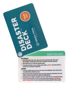 Disaster Deck - Kit Ready Emergency Survival Cards, Guide, Emergency Preparedness, Instructions For Disasters, Earthquake, Wildf