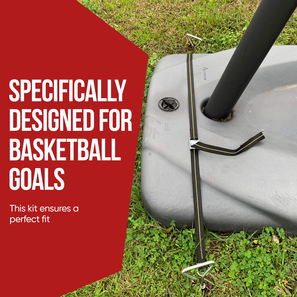 Cajun Tie Downs Basketball Goal Anchor Tie Down Kit