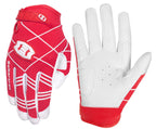 Seibertron B-A-R Pro 2.0 Signature Baseball/Softball Batting Gloves Super Grip Finger Fit For Youth (Red, S)