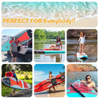 Freein Inflatable Stand Up Paddle Board ,Capacity 2-In-1 Sup/Kayak With Adjustable Seat ,Electric Pump Adapter ,Non-Slip Diamond