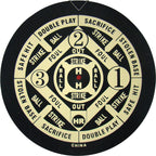 Accudart 2-In-1 Starlite Quality-Bound Paper Dartboard Game Set With Six Included Brass Darts , Black