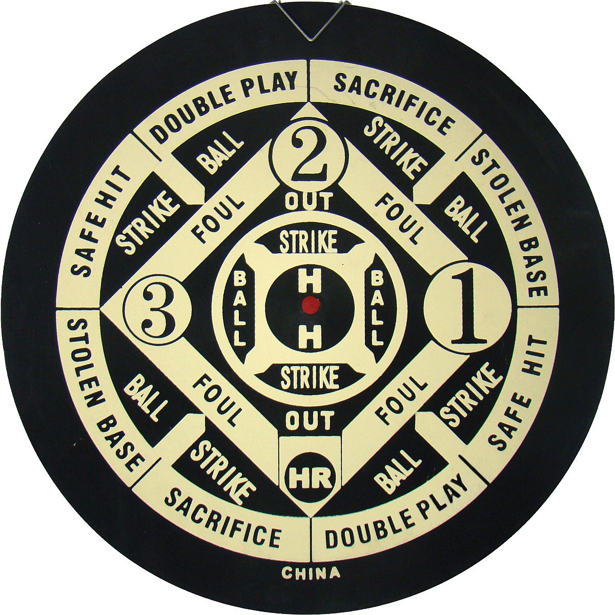Accudart 2-In-1 Starlite Quality-Bound Paper Dartboard Game Set With Six Included Brass Darts , Black