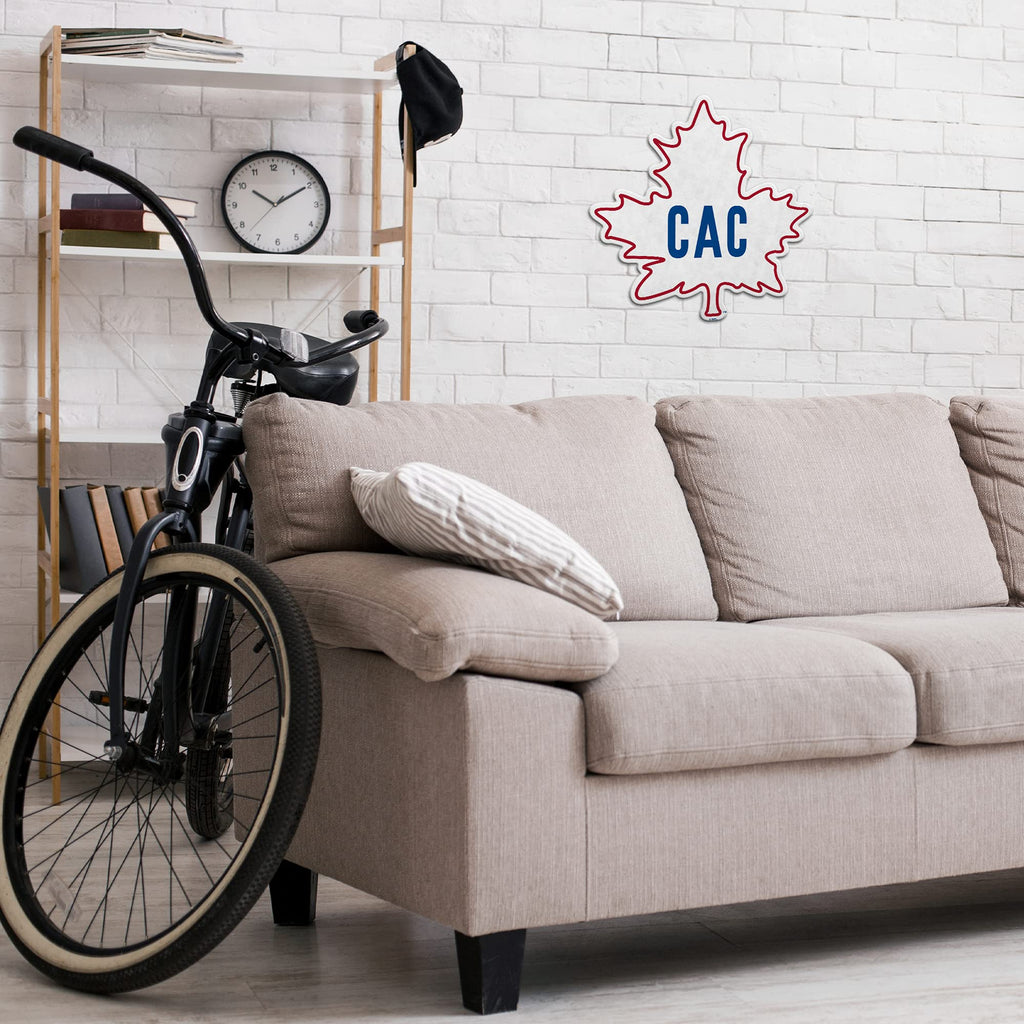 Rico Industries Nhl Montreal Canadiens Retro Shape Cut Pennant - Home And Living Room D  Cor - Soft Felt Ez To Hang