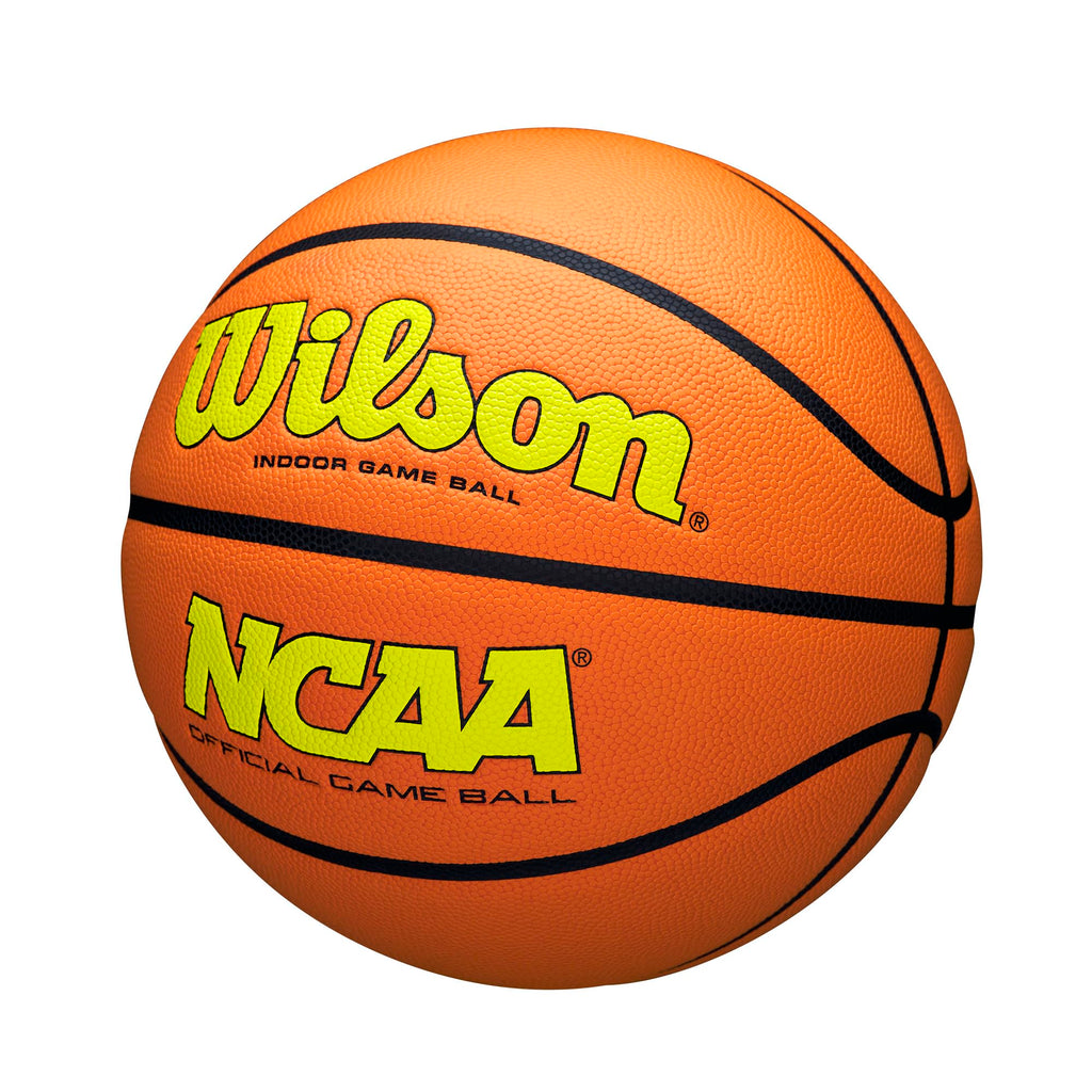 Wilson Ncaa Evo Nxt Official Indoor Game Basketball - Optic Yellow/Orange, Size 6-28.5''
