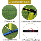 Zdgao Pickleball Set With Net - 22 Ft Pickleball Nets Portable Outdoor Regulation Size, With 4 Pickleball Paddles And 2 Outdoor