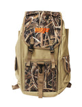 Mojo Outdoors Mojo Pack, Padded Straps, Zippered Closure, Weather Flap Decoy Backpack For Duck Hunting, Beige, One Size, (Hw2310