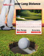 Range Finder Golf Rangefinder With Slope - 1200 Yards Laser Range Finder With Flag Lock, Vibration, 7X Magnification, Rechargeab