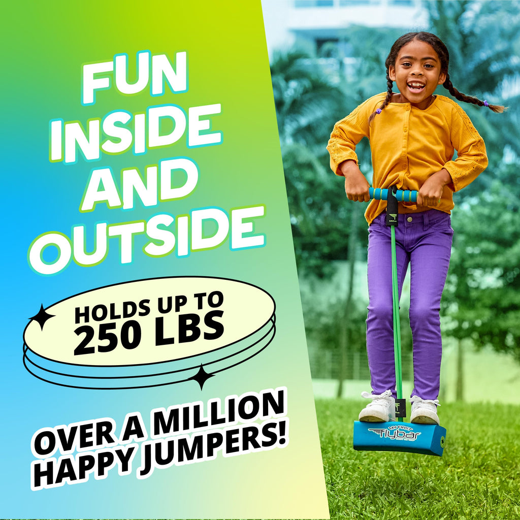 Flybar My First Foam Pogo Jumper For Kids Fun And Safe Pogo Stick, Durable Foam And Bungee Jumper For Ages 3 And Up Toddler Toys