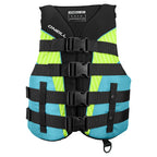 O'Neill Women'S Superlite Uscg Life Vest,Black/Turquoise/Lime:Turquoise,S