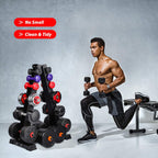 Akyen A-Frame Dumbbell Rack Stand Only, 6 Tier Weight Rack For Dumbbells (800 Pounds Weight Capacity, 2022 Version)