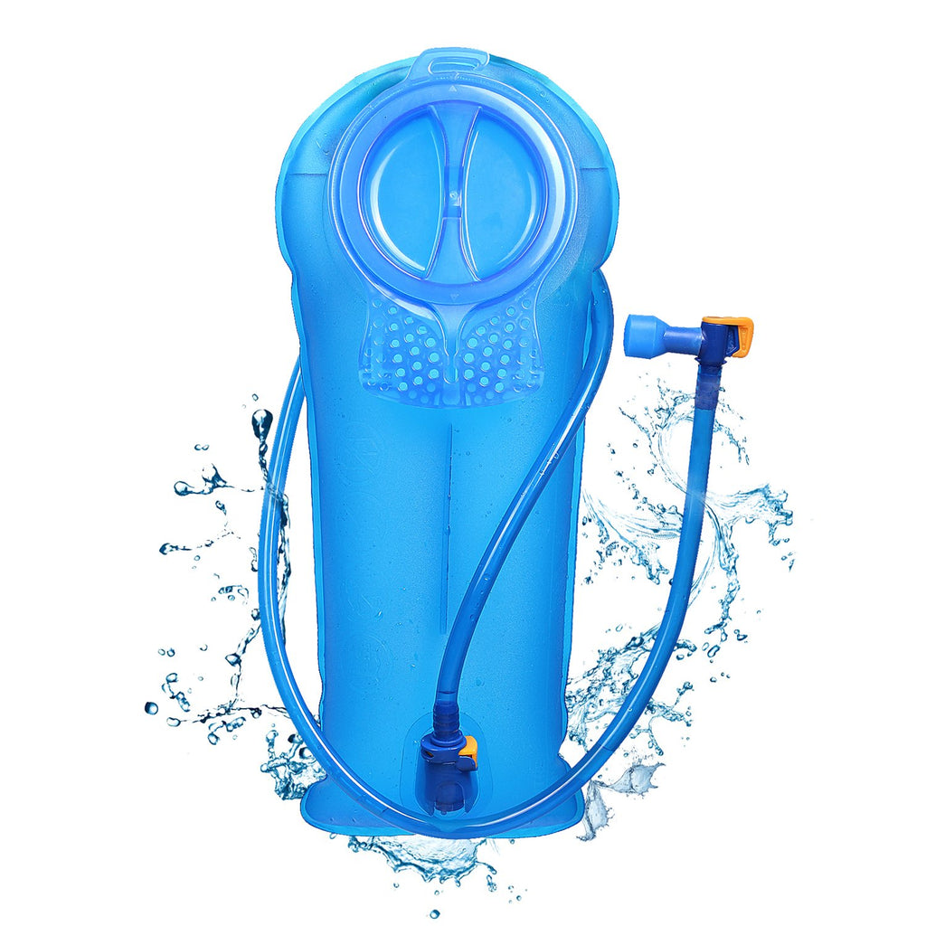 Unigear Hydration Water Bladder Reservoir,2L/2.5L/3L Bpa Free And Taste Free For Backpacking, Biking, Hiking And Camping (Blue, 
