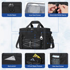 Maelstrom Soft Cooler Bag - 30 Can Collapsible, Insulated Ice Chest For Camping, Kayaking, Beach - Black