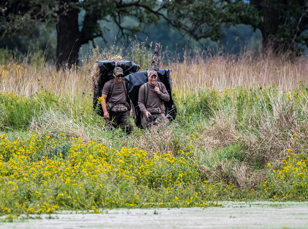 ALPS OutdoorZ Legend Layout Blind - Hunting Blind, Tan, with Zero-Gravity Chair Design, Waterproof Floor, Mesh Face Screen, Rear