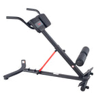 Sunny Health & Fitness Hyperextension Roman Chair With Dip Station - Sf-Bh620062 , Black