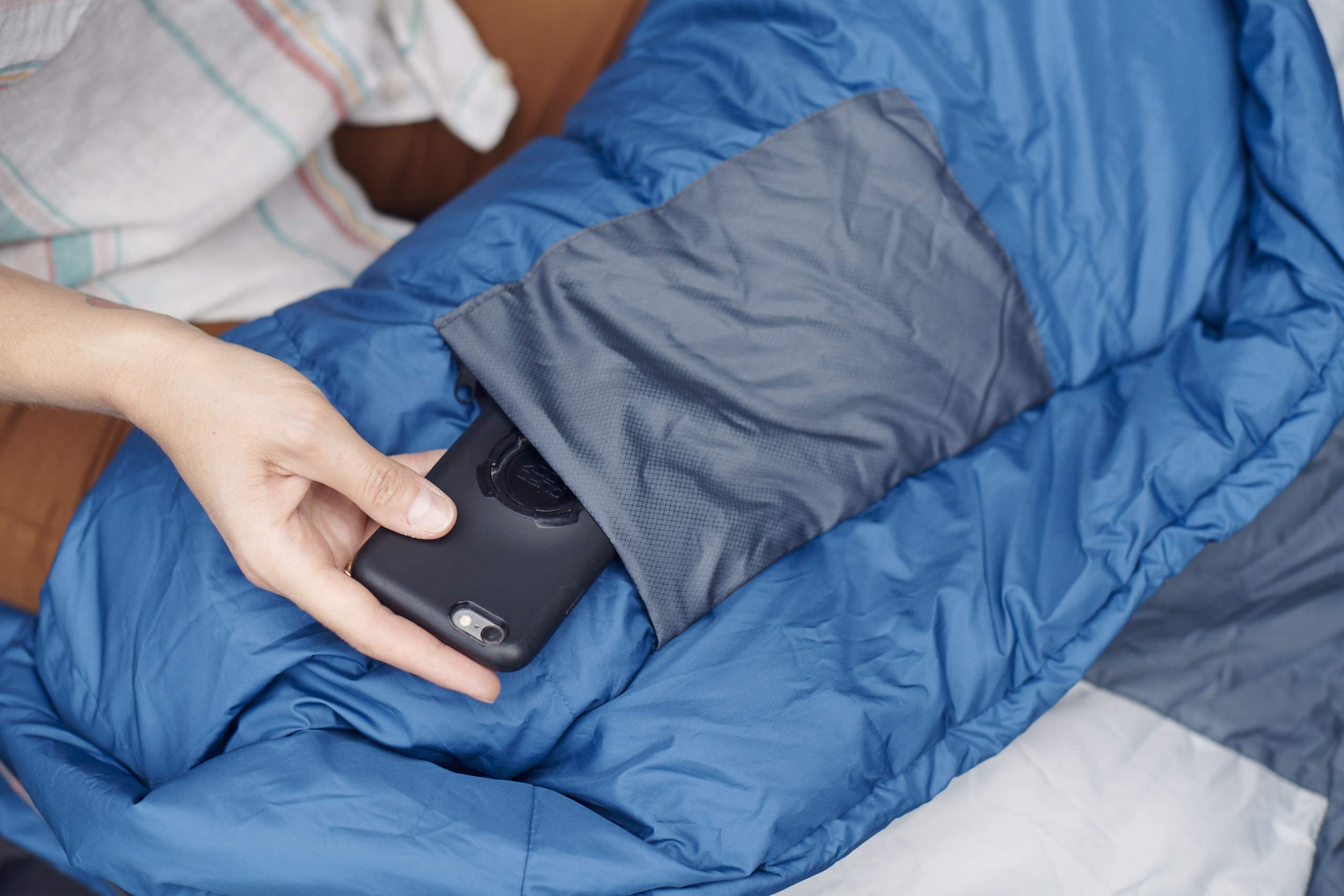 Omnicore Designs Multi Down Mummy Sleeping Bag -10?F / -23.3? With Compression Stuff Sack And Storage Mesh Sack, Reg - Up To 62'