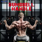 Yes4All Adjustable Dumbbell Bar 115 Inch Dumbbell Handles, D Blackred Handle