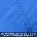 Budge B-1200-X1 1200 Denier V-Hull Fishing Boat Cover Blue 12'-14' Long (Beam Width Up To 68) Waterproof, Heavy Duty, Uv Resista