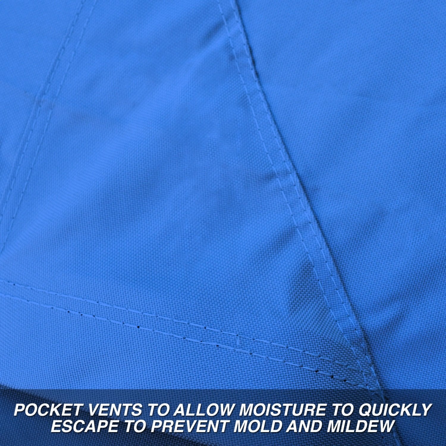 Budge B-1200-X1 1200 Denier V-Hull Fishing Boat Cover Blue 12'-14' Long (Beam Width Up To 68) Waterproof, Heavy Duty, Uv Resista