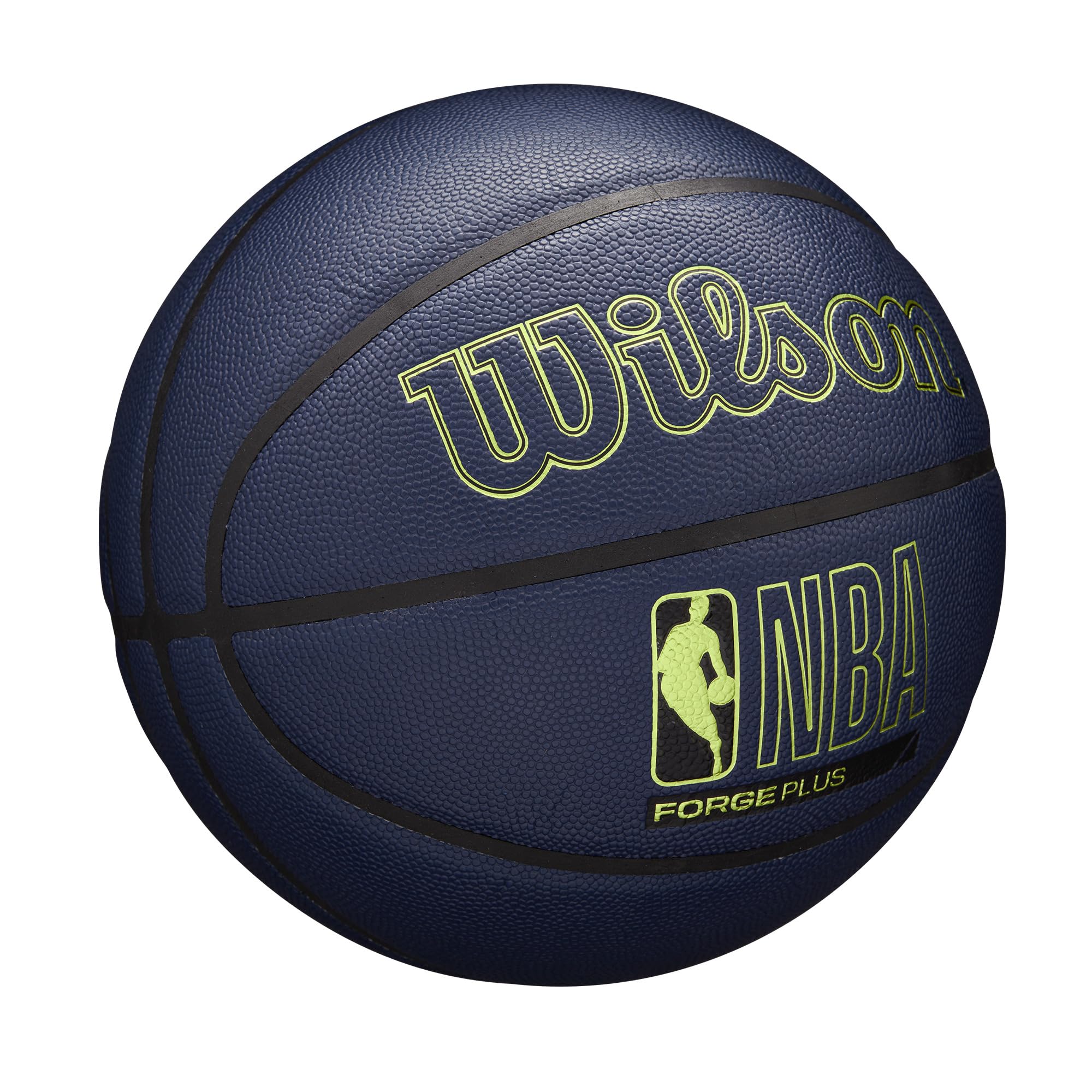 Wilson Nba Forge Plus Indoor/Outdoor Basketball - Navy Blue, Size 7-29.5''