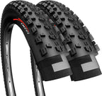 Fincci Pair Of Bike Tires 26 X 1.95 Inch 50-559 Foldable 60 Tpi All Mountain Enduro Tire For Mtb Hybrid Bike Bicycle - 26X1.95 M