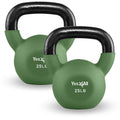 Yes4All Neoprene Coated & Kettlebell Sets - Hand Weights for Home Gym & Dumbbell Weight Set training 25 LB - Pair