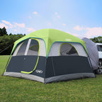 Unp Suv Tent For Camping, 6-Person Car Camping, Suv Tailgate Tent For Outdoor, Easy Set Up With Rainfly 10'X9'X78In(H) (Green)