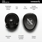 Hayabusa Pts 3 Focus Mitts Pair - Black, Micro