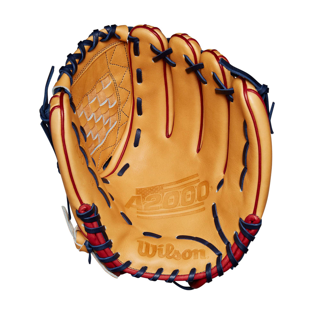 Wilson Winter 2024 A2000 Rachel Garcia Gm 12'' Fastpitch Pitcher'S Glove - Tan/Red/Black, Right Hand Throw