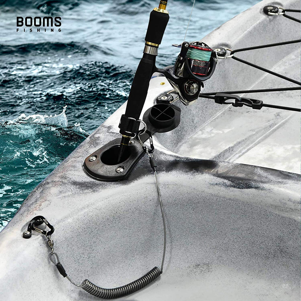 Booms Fishing T02 Fishing Pole Tether, Kayak Paddle Leash, Paddle Board Fishing Accessories, Heavy Duty Fishing Lanyard For Fish