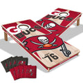 YouTheFan NFL Tampa Bay Buccaneers 2 x 4 Professional Wood Cornhole Game with Logo Bags