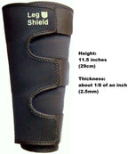 Leg Shield Gaiters - Hook And Loop Design - Lower Leg Protection For Mountain Biking, Yard Work, Outdoors, And General Shin/Calf