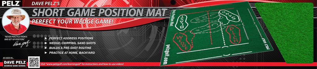 Pelz Golf Dp4002 Position Mat Green, Standard