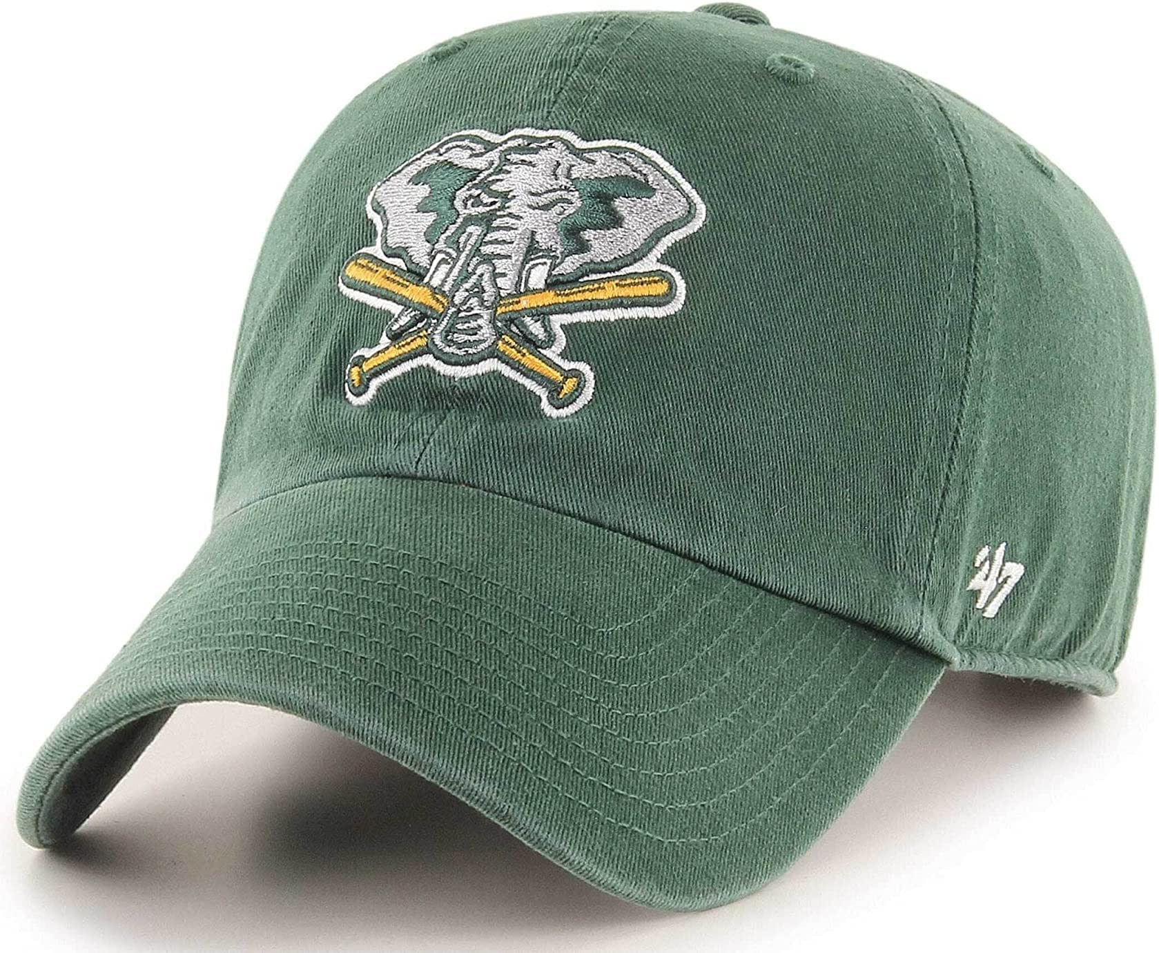 '47 New York Yankees Adjustable Cap Clean Up Mlb, Oakland Athletics Cooperstown Mclean, One Size