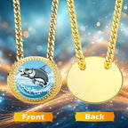 Tondiamo Sports Mvp Turnover Chain Medal 6 Big Gold Champ Award Necklace Chain Baseball Basketball Football Soccer Softball Voll