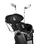 8Pc Meshy Golf Iron Covers Set - Superior Club Protection - Numbered For Easy Identification - Black