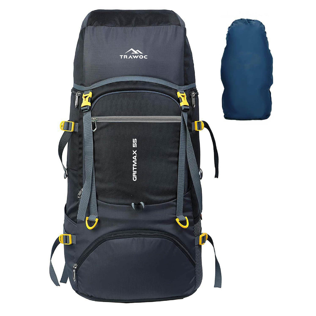 TRAWOC 55L Travel Backpack for Outdoor Sport Camp Hiking Trekking Bag Camping Rucksack SHK017