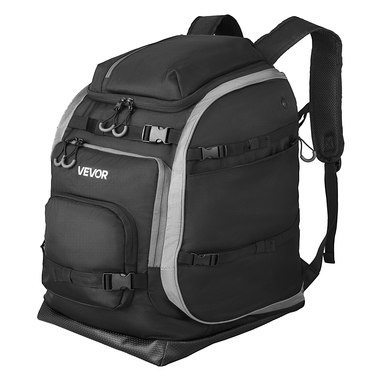 VEVOR Ski Boot Bag, 70L, Snowboard Boots Travel Backpack for Men Women, with Waterproof Exterior & Bottom, Durable 1680D Oxford,