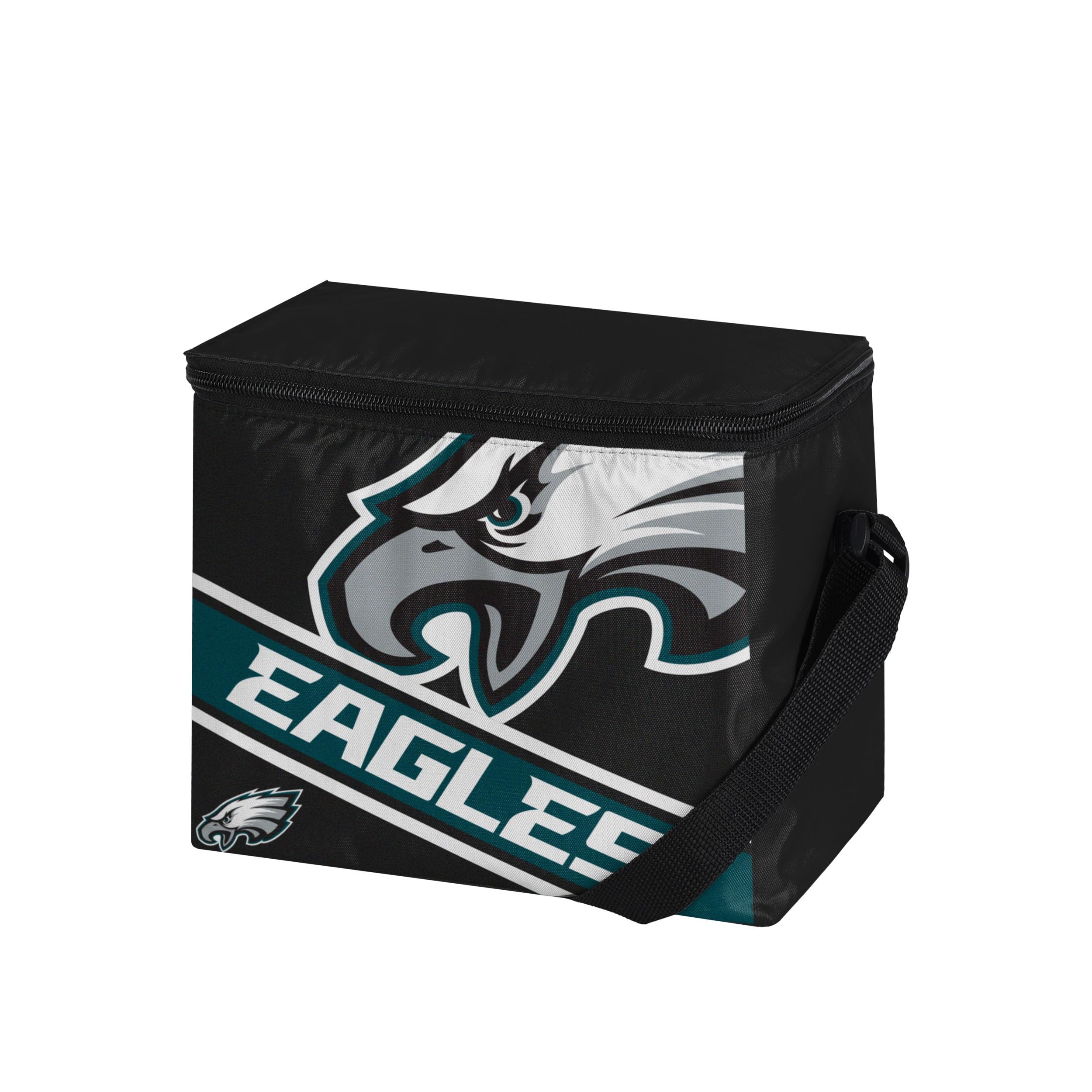 FOCO Philadelphia Eagles Big Logo Stripe 6 Pack Cooler