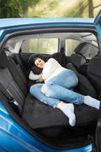 Zento Deals Inflatable Air Mattress For Car - Portable Travel Bed With Pillows For Camping, Sleeping Outdoors - Universal For Su