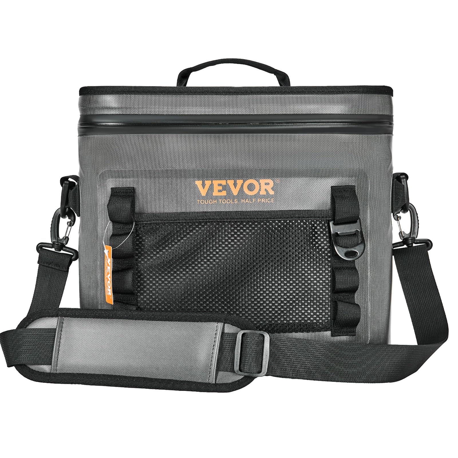 Vevor Soft Cooler 24 Cans Insulated Cooler Bag Leakproof Waterproof Lunch Soft Cooler Lightweight & Portable Cooler For Beach, H