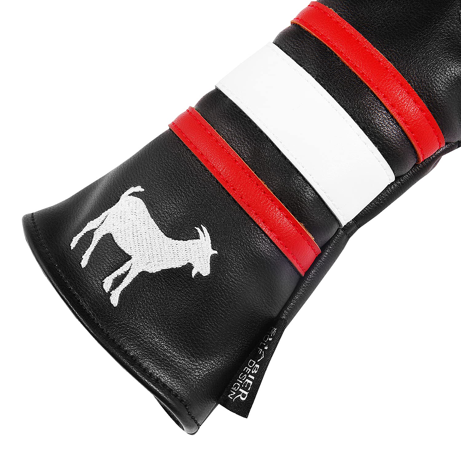 Shabier Golf Sports Style Golf Wood Club Headcover Driver Cover For Taylormade M5 M6 Driver (Black 23 Hybrid Cover)