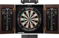 Viper By Gld Products Stadium Cabinet & Shot King Sisal/Bristle Dartboard Ready-To-Play Bundle: Elite Set (Shot King Dartboard, 