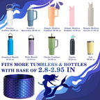 Vmini Mermaid Silicone Boot For Stanley Cup 40/30/20 Oz, Made For Hydrojug Traveler 32/40 Oz & Owala Tumbler 40 Oz, Bottom Prote
