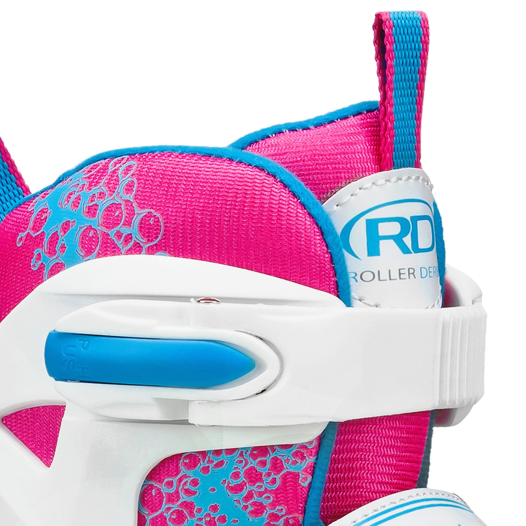 Roller Derby Ion 7.2 Girl'S Adjustable Inline Skates White/Pink Size Medium (2-5)