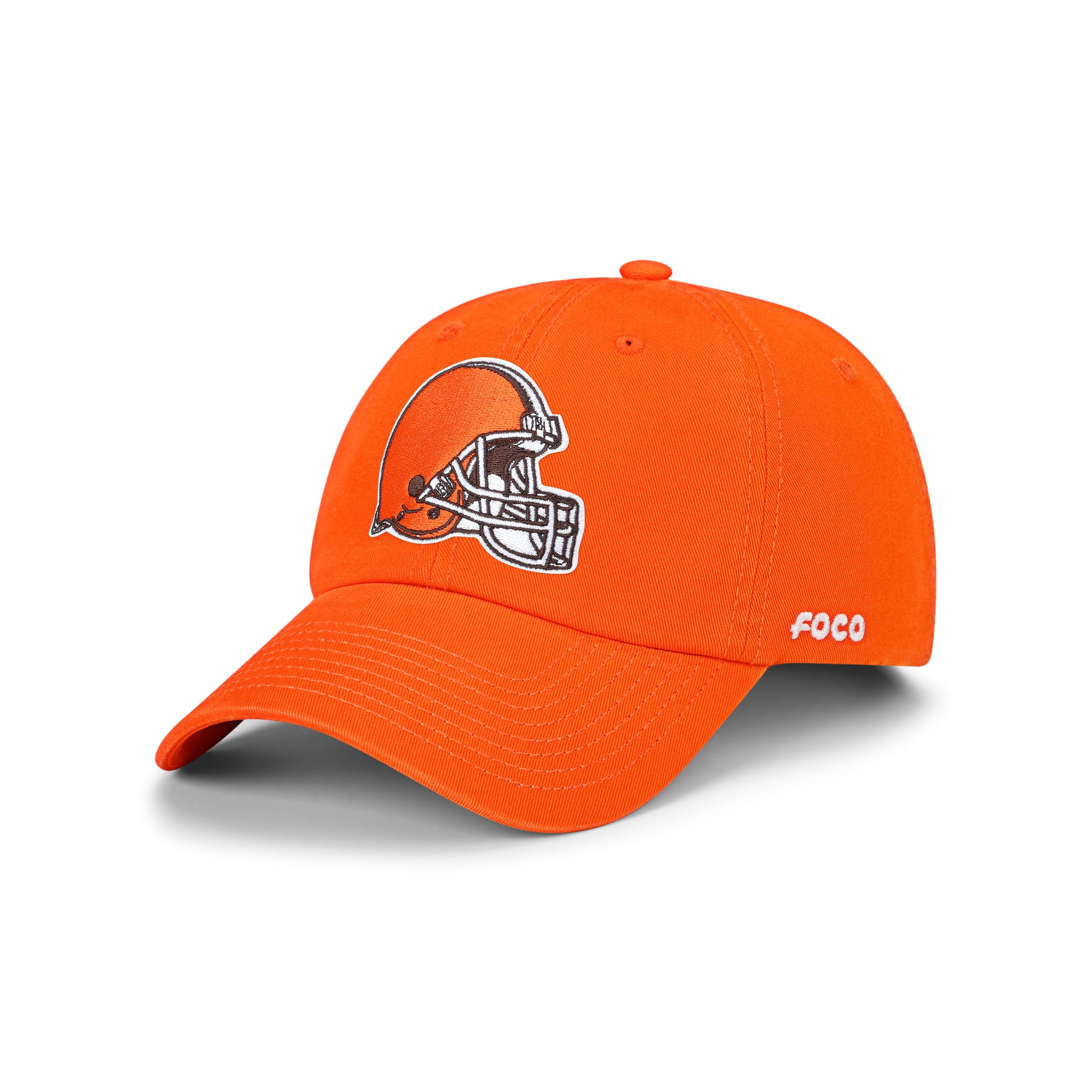 Foco Men'S Cleveland Browns Cap Nfl Logo Casual Hat, Team Color