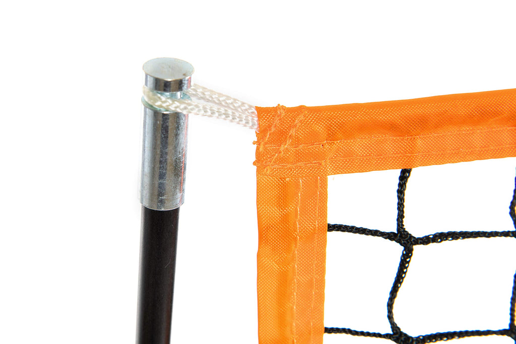 Champro Mvp Portable Lightweight Protective L-Screen, Baseball/Softball Pitcher'S Net, 7' X 7' Orange